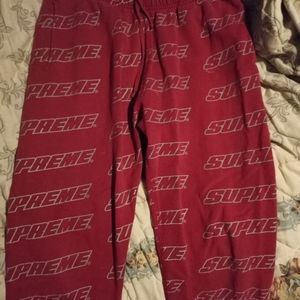 Supreme sweatpants L